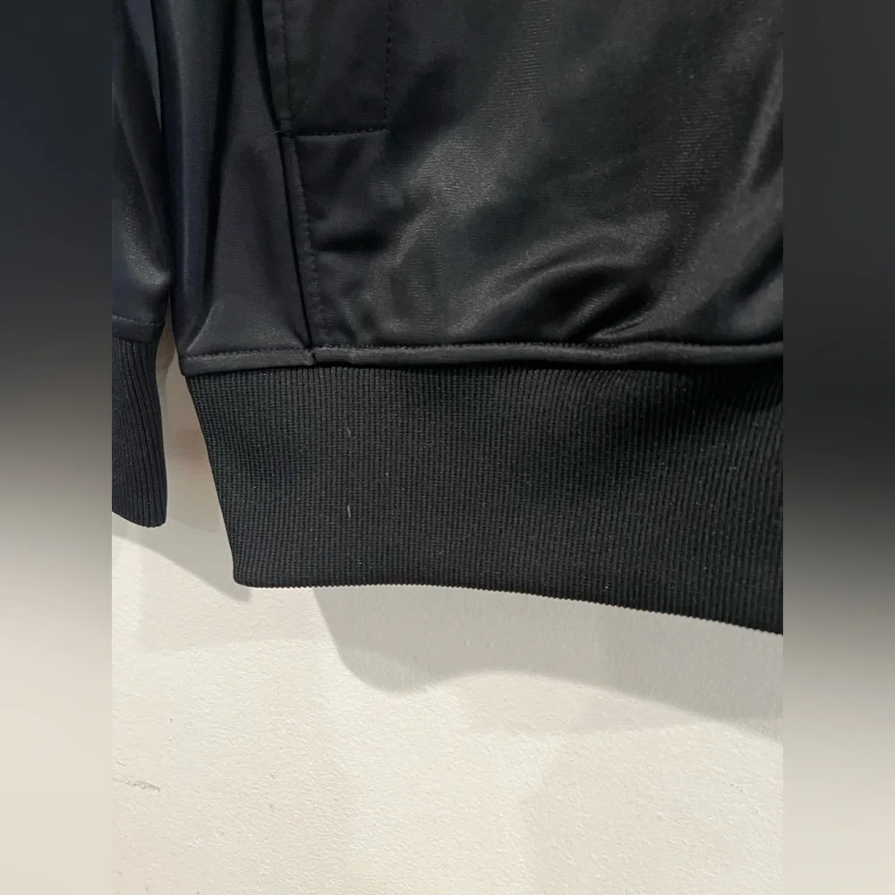 SEAN JOHN MEN'S ZIP SWEATSHIRT WITH SNAP AND ENVELOPE NECK BLACK M